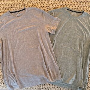 FLX Men's Casual Gray and Green Tees